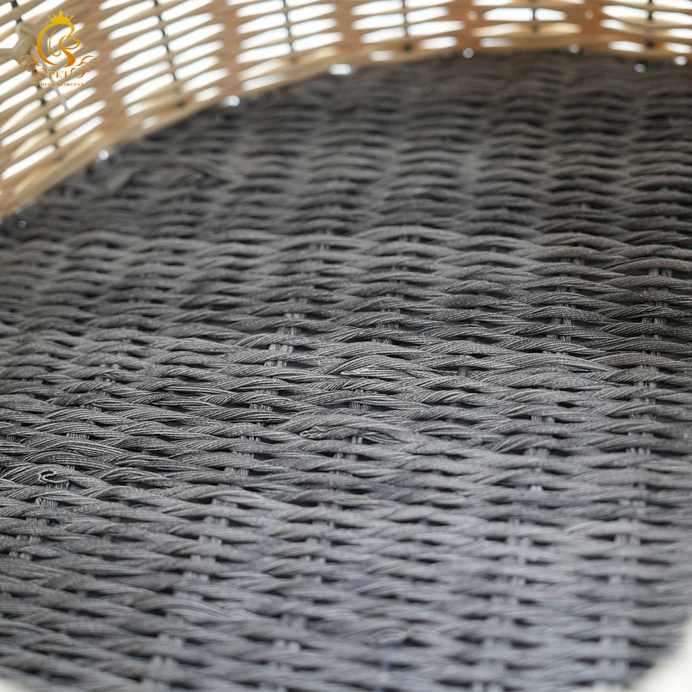 EUR VET Rattan Pet House Cute Dog Cat Home Designed For Small Animals Veterinary Equipment