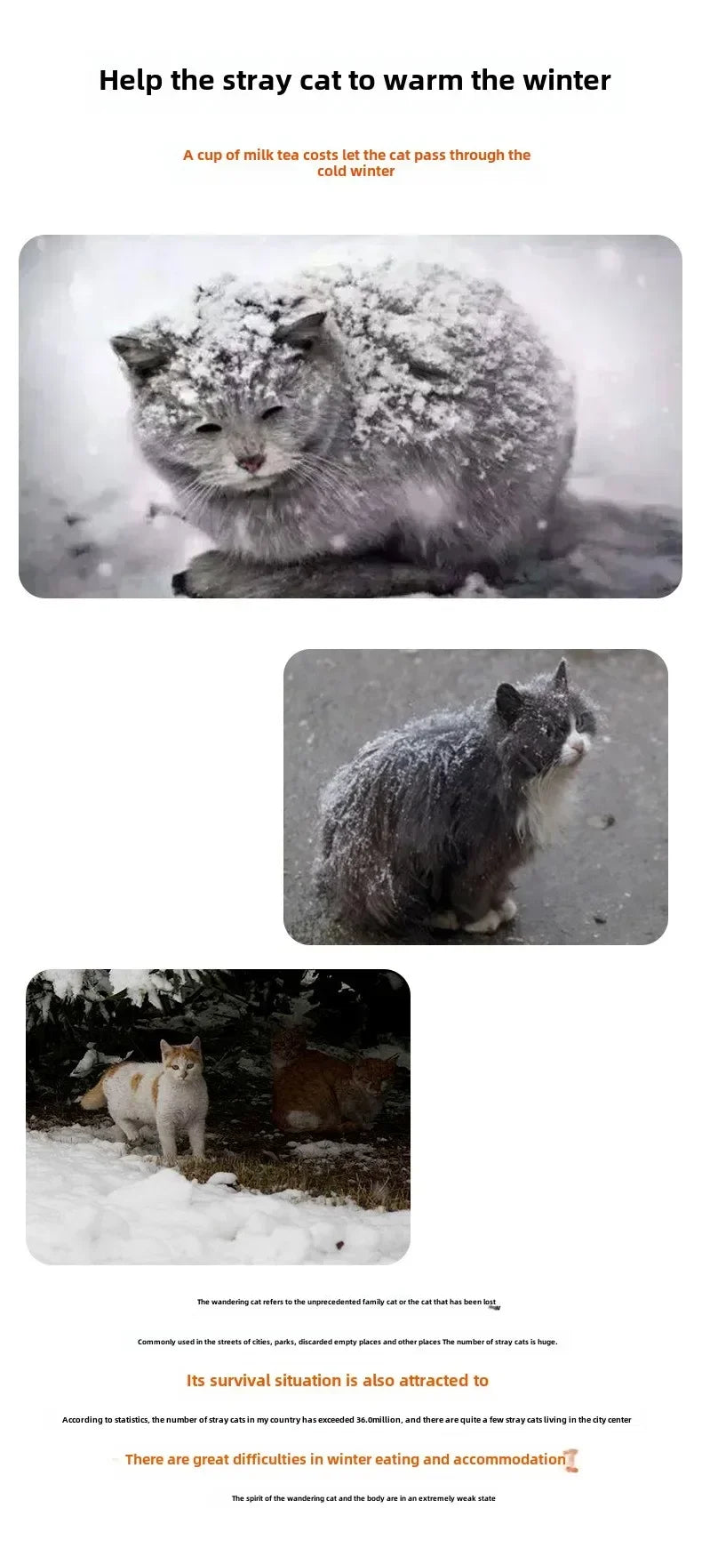 Four Seasons Cat House Outdoor Waterproof Pet Shelter for Cold Weather Stray Cats Dogs Thermal Insulated Windproof Design