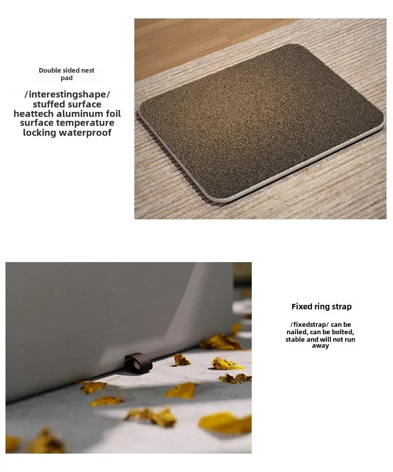Four Seasons Cat House Outdoor Waterproof Pet Shelter for Cold Weather Stray Cats Dogs Thermal Insulated Windproof Design