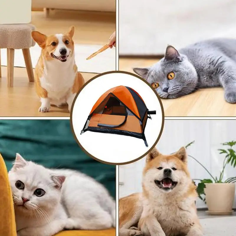 Cat Tent House Small Outdoor House Camping Tent For Pets Cat Tent For Outside Portable Pet Ten For Cats Dogs Small Pets Puppies